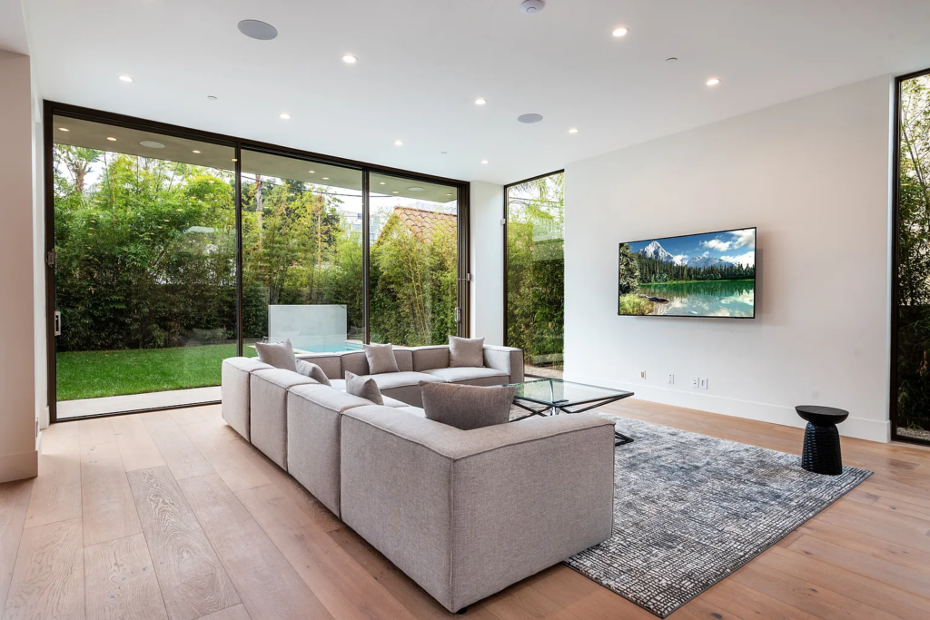 comfortable furnished apartment living space Los Angeles