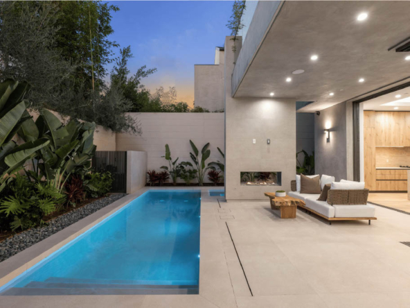 modern stylish apartment living room Los Angeles